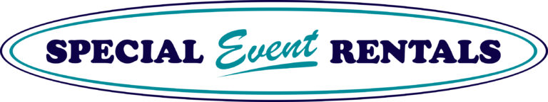 The Special Event Rentals logo with a circle around it.