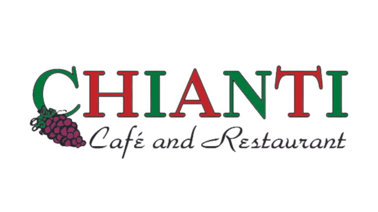 Chianti restaurants logo with wine grapes and the tagline 