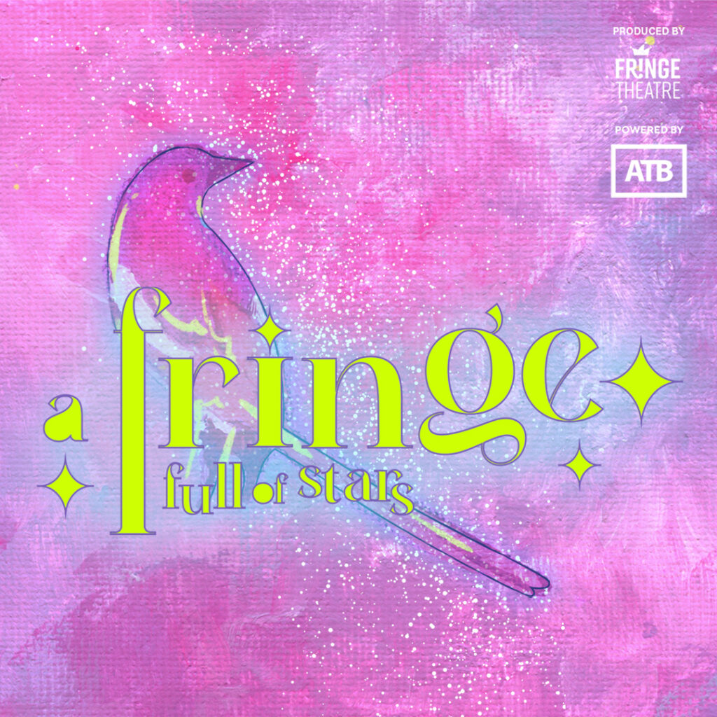A picture of the Festival Guide Theme poster. The text says "a Fringe full of stars."